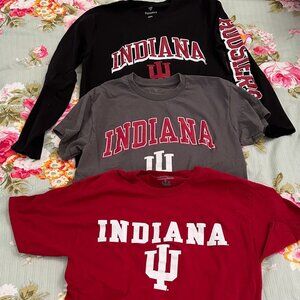 Set of three Indiana University t-shirts - Size Medium